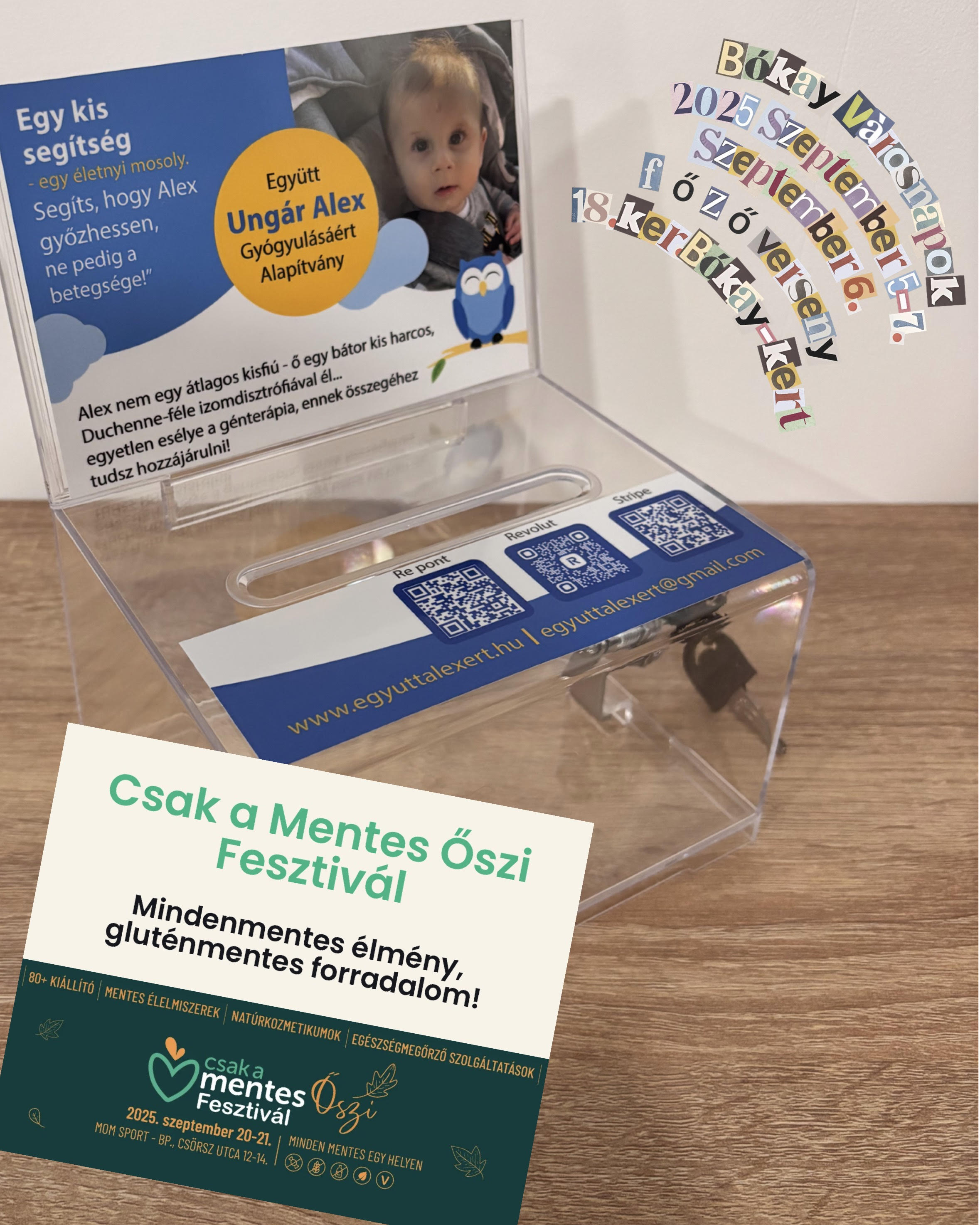 Kérlek támogass engem adománygyűjtő eseményekkel!